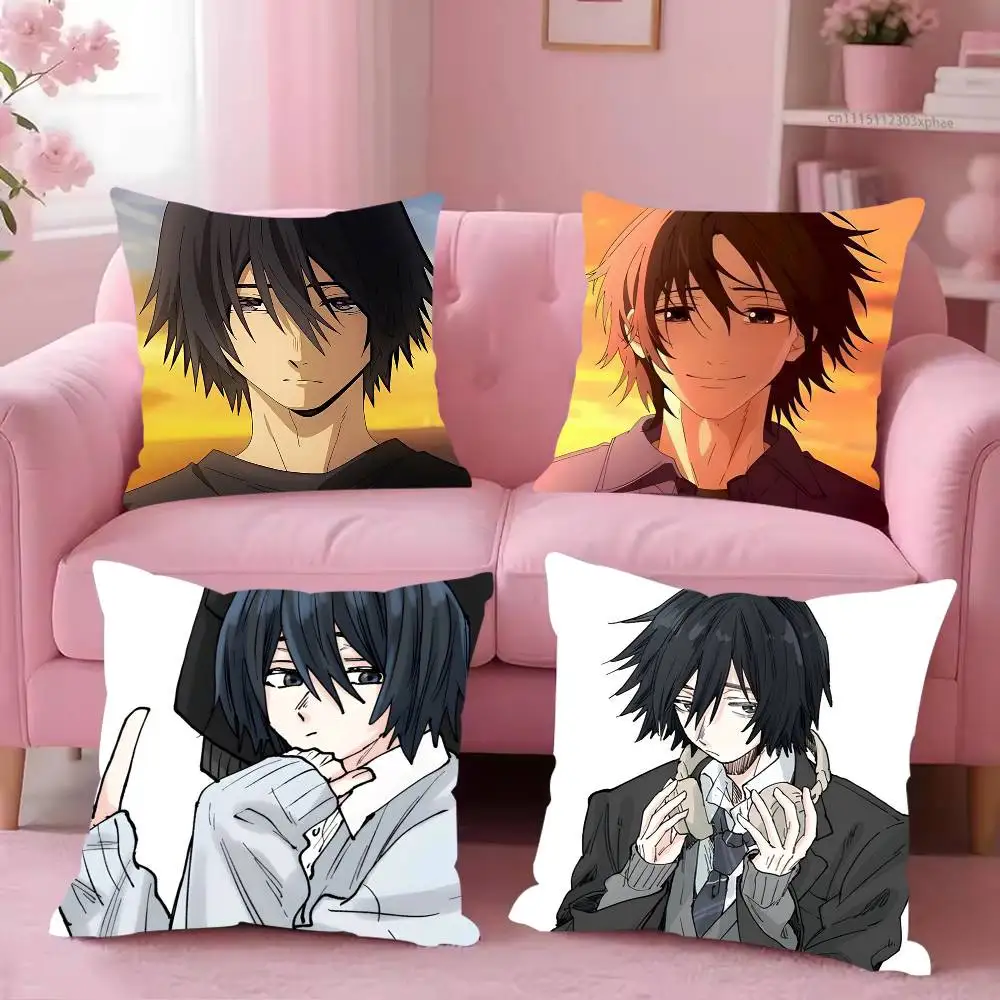 Saku Natsusawa K-Kaoru Hana Saku Pillow Case Cover Square Sofa With For Pattern Comfortable Cushion suitable Of Room