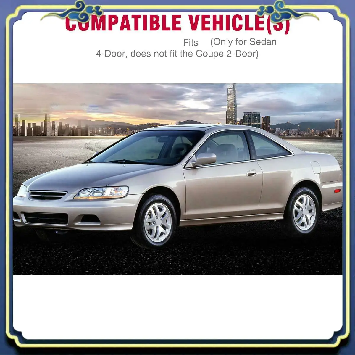 

AU16-Car Rear Left Exterior Door Handle For Honda Accord 98-02 72680S84A01ZF