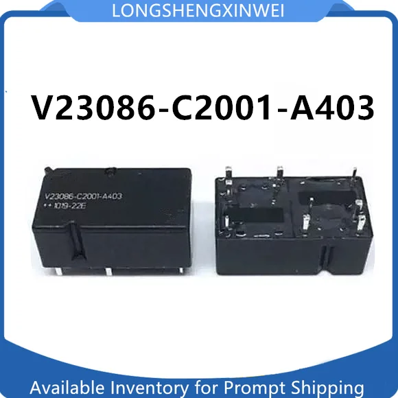 1PCS New Original V23086-C2001-A403 Automotive Computer Board Relay Vehicle Electrical 10 Pin 2 Open 2 Close 12VDC in Stock