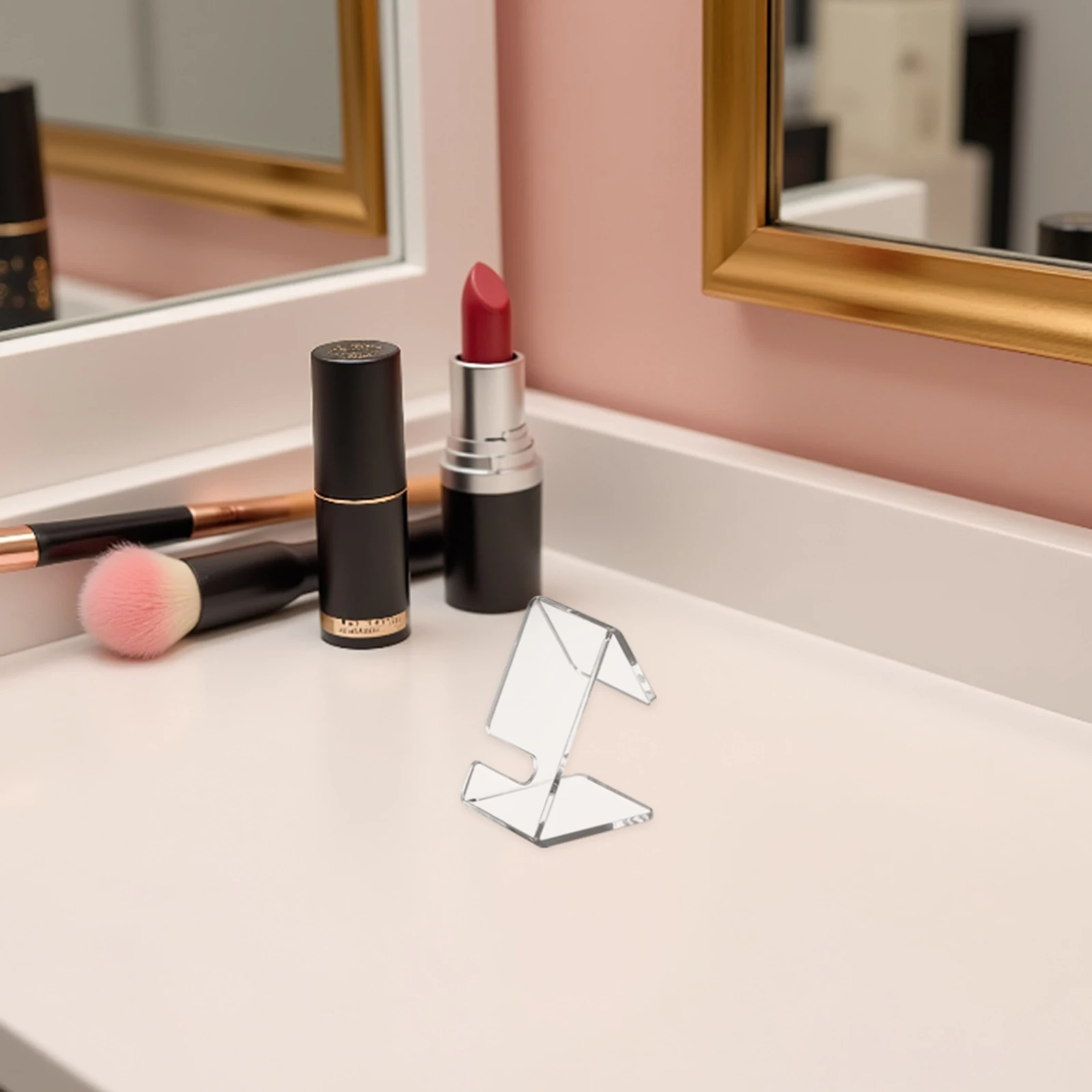 2 Stück transparente Uhrenhalter für Uhren, ästhetische Sonnenbrillen, Augenständer, dekorativer Schreibtisch