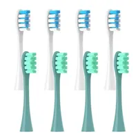 4PCS for Oclean X/ X PRO/ Z1/ F1 Soft DuPont Replacement Heads Brush Heads Sonic Electric ToothbrushBristle Nozzles 3 Colors