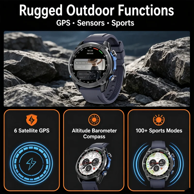 Sapphire GPS SmartWatch Offlin - огляд і ціна Table Tennis World