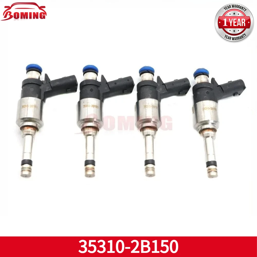

35310-2B150 New Fuel Injectors Set of 4pcs For Kia Rio Soul Hyundai Accent 1.6L 2017 2018 2019 2020 353102B150 35310 2B150