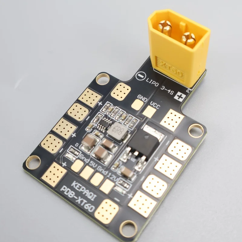 Placa de distribución de energía FPV Drone PDB XT60 5V/12V BEC 2oz de cobre para multirrotor RC Quadcopter