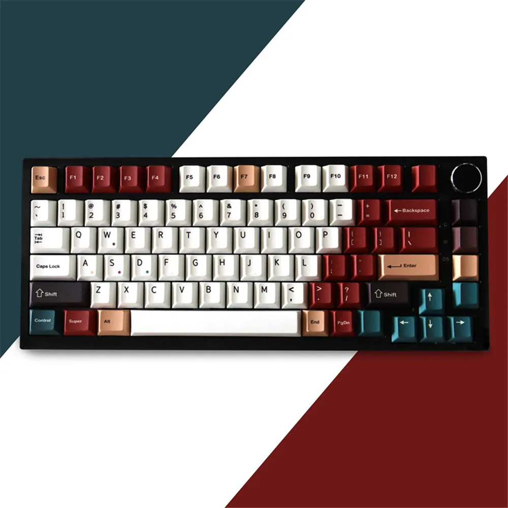 Mixed lamp R1 keycap 129 keys PBT sublimation cherry Original factory height Suitable for mechanical keyboard
