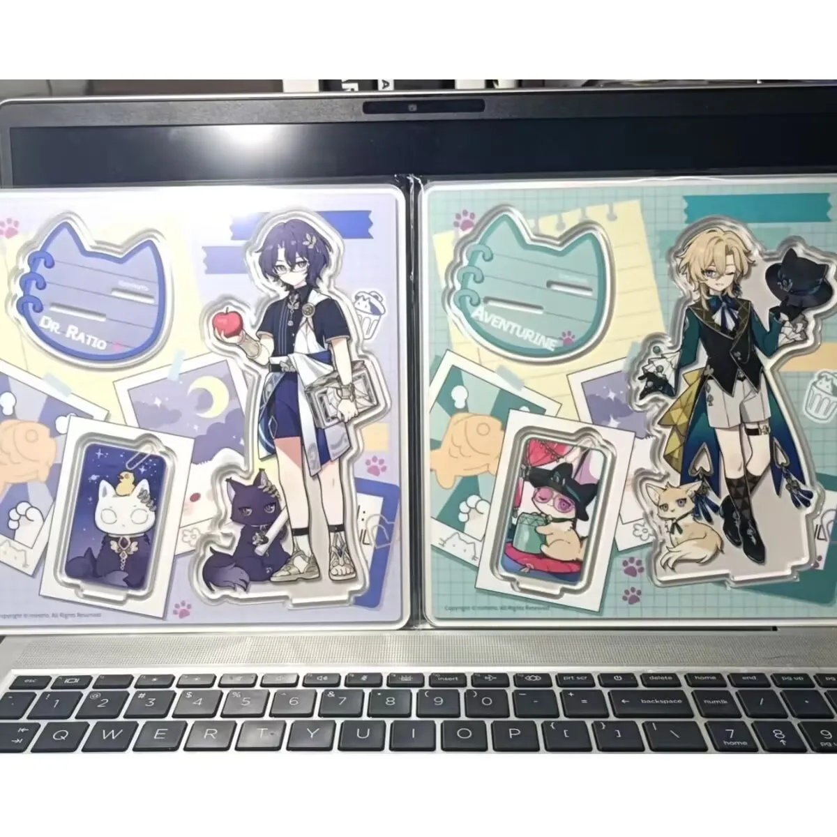 「バースト：スターレール」ゲーム「ドクター・リサ・マリコ・サンド・ゴールド」アクリル自作スタンディングサインフィギュア Gu Zi スタンディングサイン