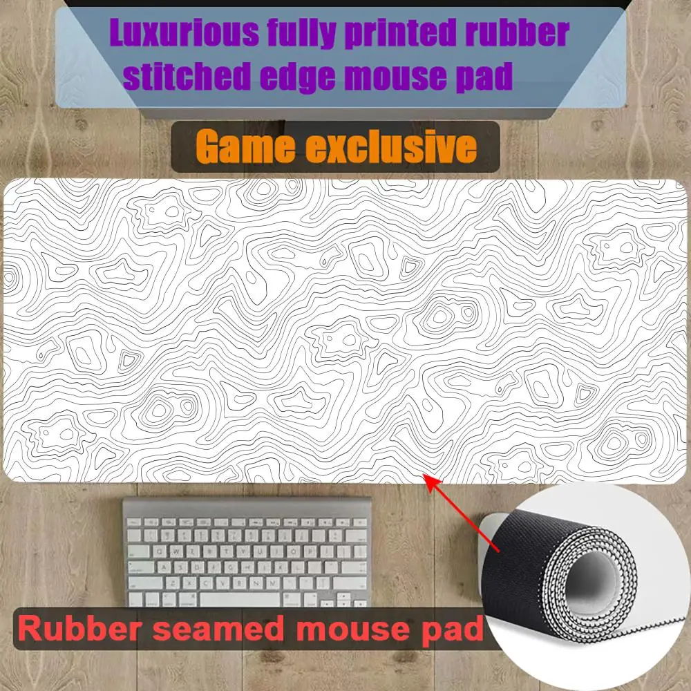 

Simple lines texture Mouse Pad Gamer Gaming Rubber Seamed Mouse Pad Accessories Desk Keyboard Pad Computer Laptop