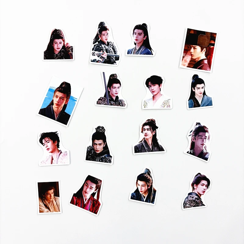 40PCS Pursuit Of Jade 40‑piece Zhang Linghe Idol Sticker Pack HD Printed Xie Zheng Decals Waterproof DIY Scrapbook Decor