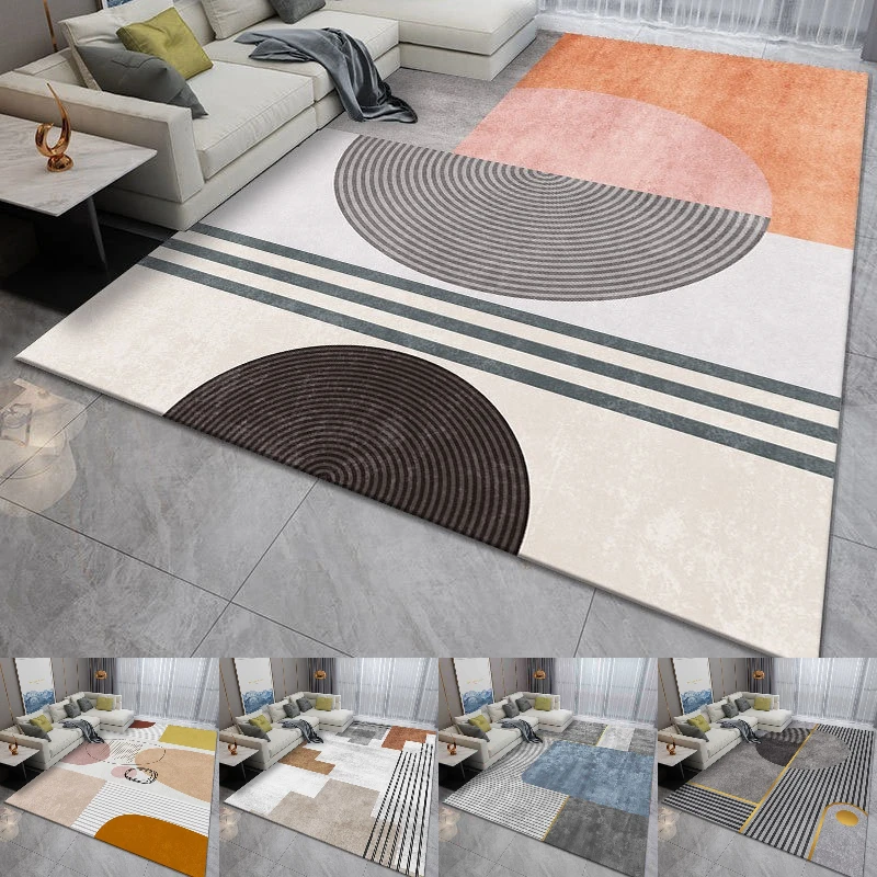 Scandinavia Style Carpet Fresh Ins Bedroom Bedside Rugs Living Room Premium Soft Coffee Table Mats Blanket Minimalist Beautiful