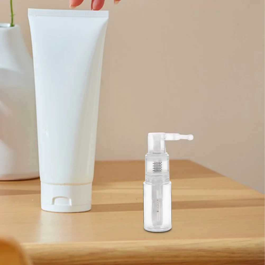 

Plastic Powder Spray Container with Long Nozzle Refillable Empty Bottle for Dry Medicine Travel Use Barbershop Tool