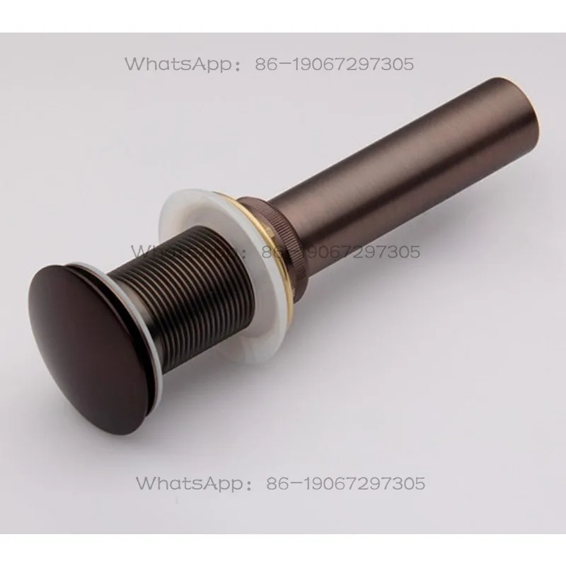 All-copper classical black bronze sewer bouncing brown bronze drain