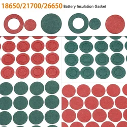 20~500pcs 18650 21700 26650 Li-ion Battery Insulation Gasket Green Red  Barley Adhesive Paper Glue Fish Electrode Insulated Pads