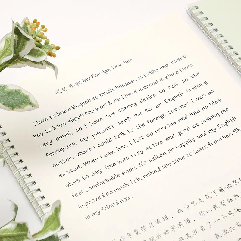 English handwritten copybook Cursive Writing English Calligraphy Copybook For Adult Children Exercise Handwriting Practice Book