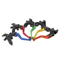 Manillar de motocicleta de 22MM y 7/8 "", palanca de embrague ajustable CNC que ahorra esfuerzo, adecuada para motocicletas de carretera ADV, bicicletas ENDURO MX pit