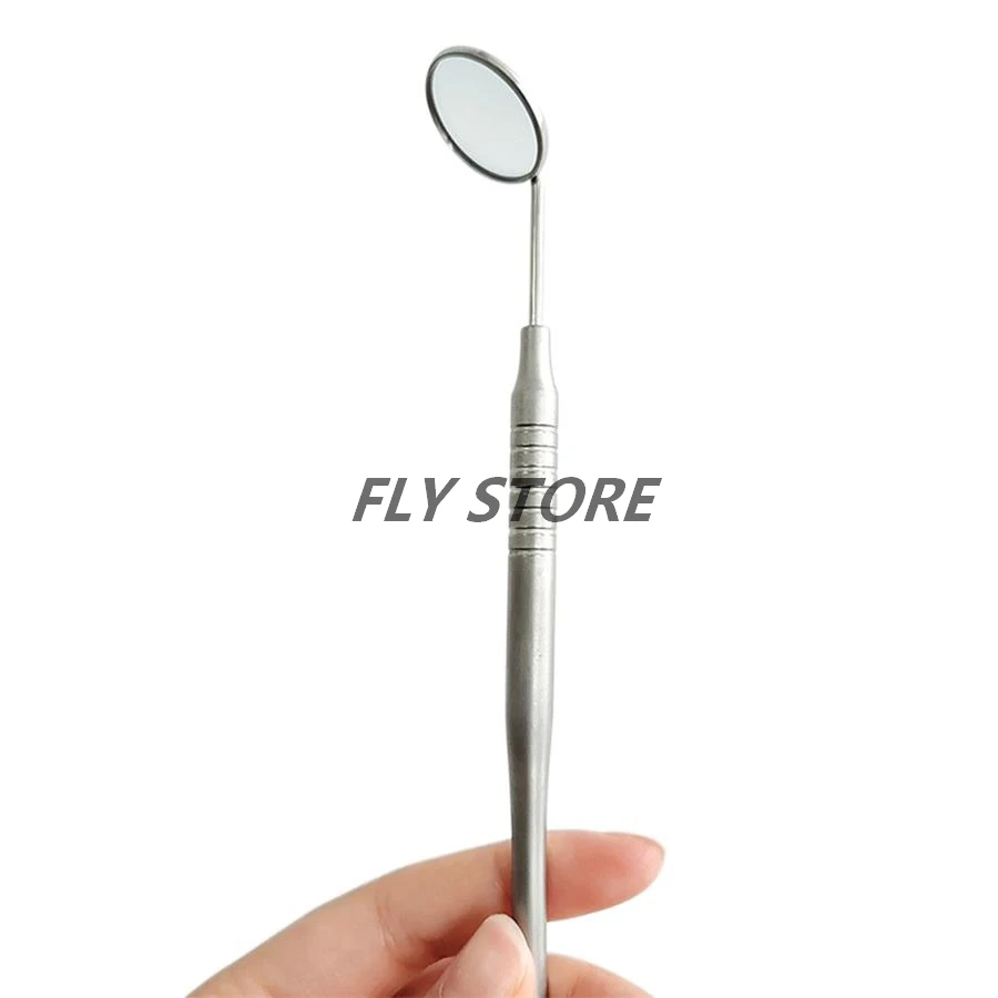 3Pcs Dental Mouth Mirror Stainless Steel Tweezers Elbow Probe Dentist Instrument Teeth Cleaning Whitening Dentistry Tools