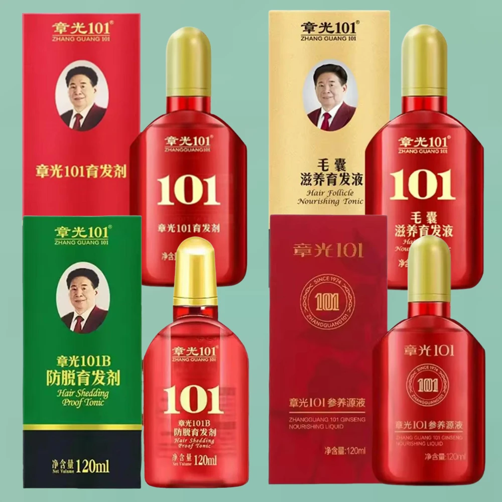 Zhang Guang 101 جوهر معالجة الشعر - 101 سائل مغذي من الجينسنغ، منشط مغذي بصيلات الشعر، منشط مقاوم لساق الشعر