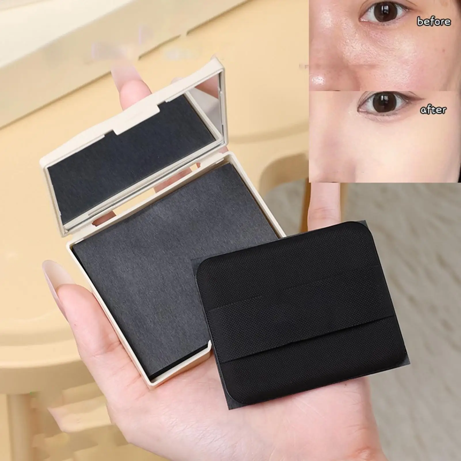 100Pcs Facial Oil Blotting Paper Matte Face Wipes Oil Control Oil-absorbing Face Cleaning Beauty Makeup Tools Accessories