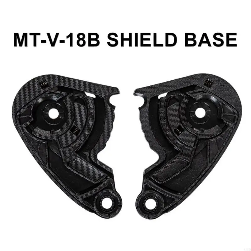 

1 Pair Face Shield Visors Base for Darken Replacement Motorcycle Helmets Visors Base Plate Easy Installation