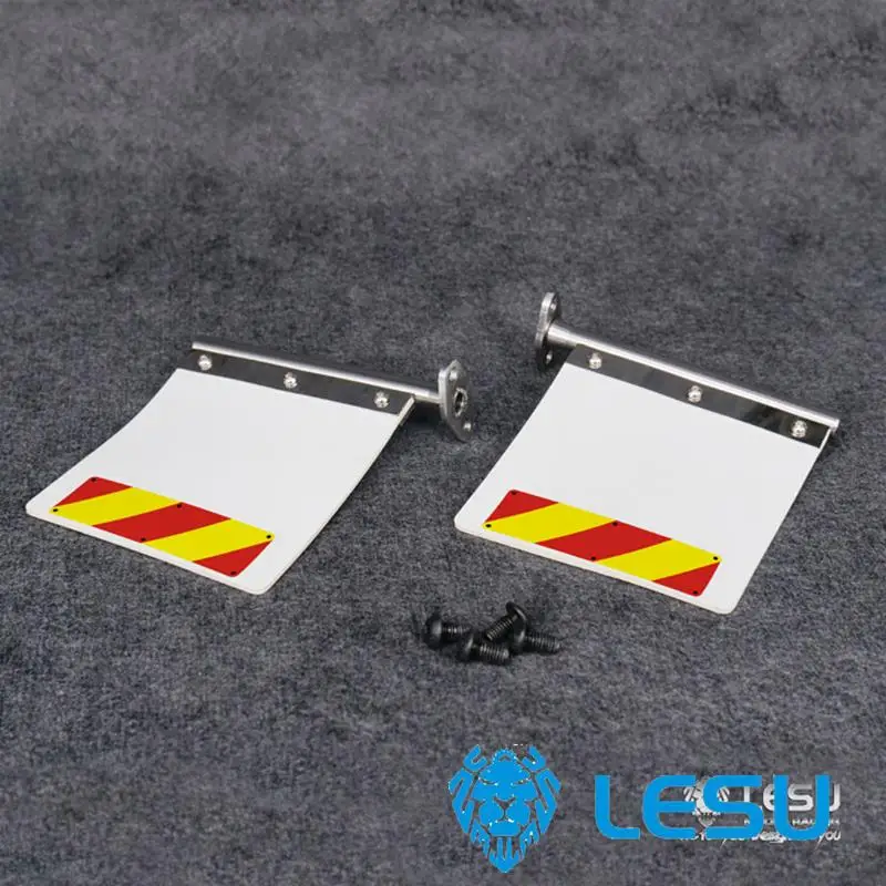 LESU Metal Rear Mud Plate For 1/14 Tamiyay Knight RC Truck Tractor Car Outdoor Toys TH08563