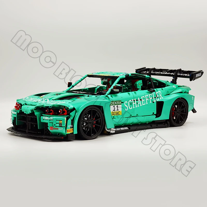 High-Tech Speed Power Champions M4 Racing Car Model JD040 Track GT Hypercar Puzzle Building Block Brick Children MOC Toys Gifts