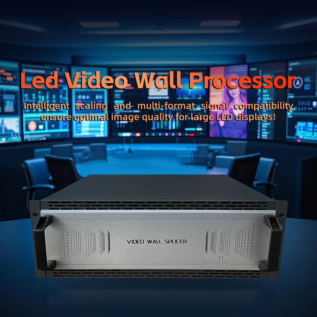 2k Multi-Interface Controller HDM I/VGA/DVI Video Wall Processor for 16x16 LED/LCD Outdoor/Indoor OEM