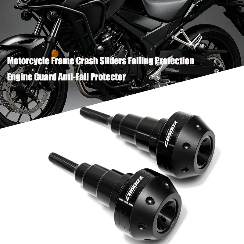 Moto Accessories Fit Honda CB500X CNC Aluminum Frame Sliders Crash Protector Anti-Fall Bobbins Engine Falling Protection Guards