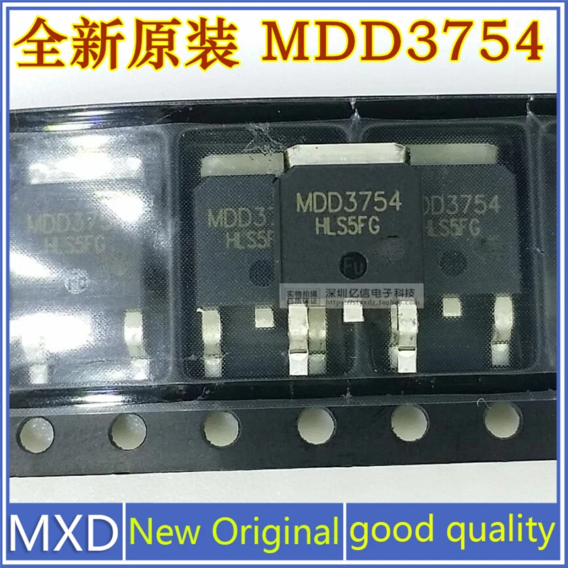 5Pcs/Lot New Original MDD3754 Patch Mos Tube P Channel -40V -24A TO-252 Good Quality In Stock
