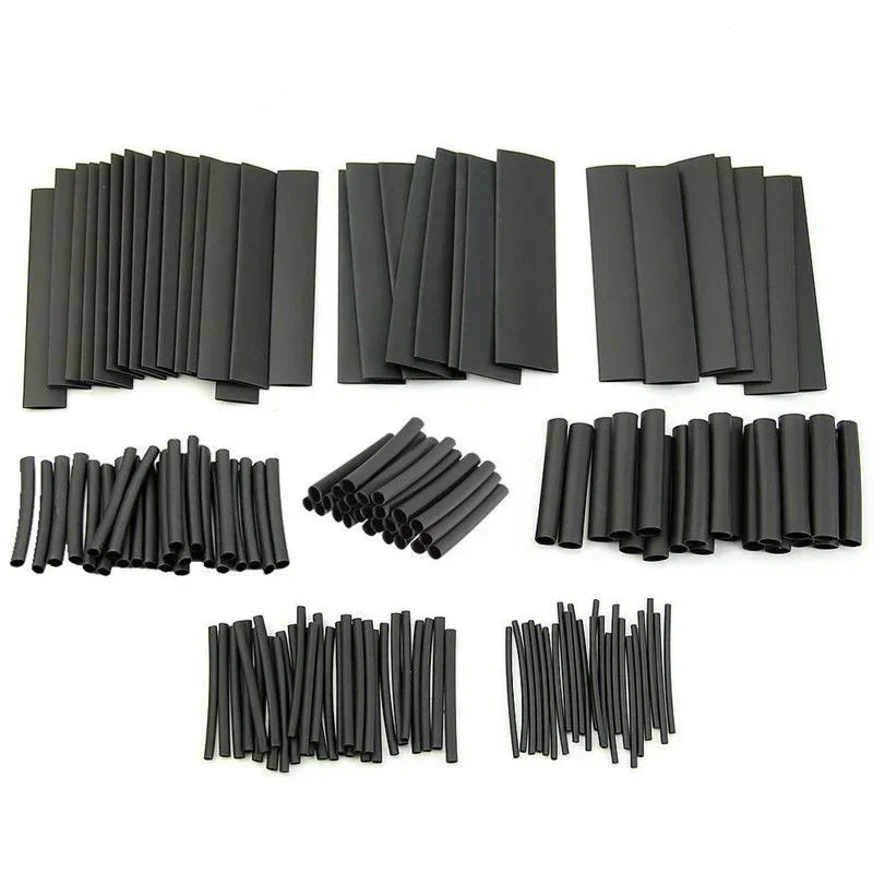 127pcs Heat Shrink Tube Wires Shrinking Wrap Tubing Wire Connect Cover Protection Cable Electric Cable Shrinkable 2:1