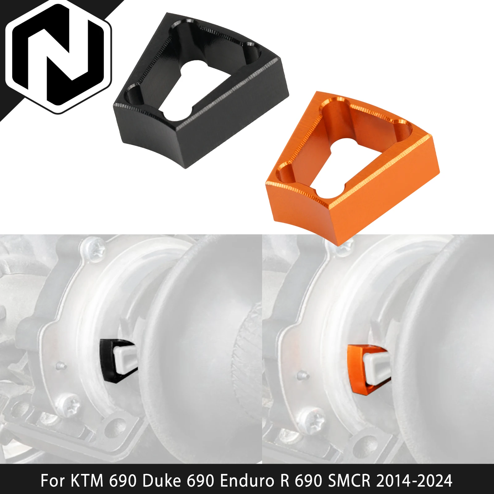 

For KTM 690 Enduro R 690 SMCR 690 Duke 2014-2024 Motorcycle Throttle Spacer kit 1290 Super Duke R 2014-2016 1090 /1190 Adventure