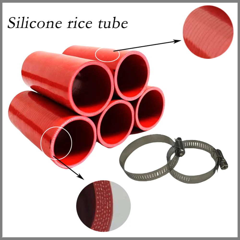 Silicone meter tube, high temperature, high pressure, anti-aging, long service life, color, caliber and length support customiza