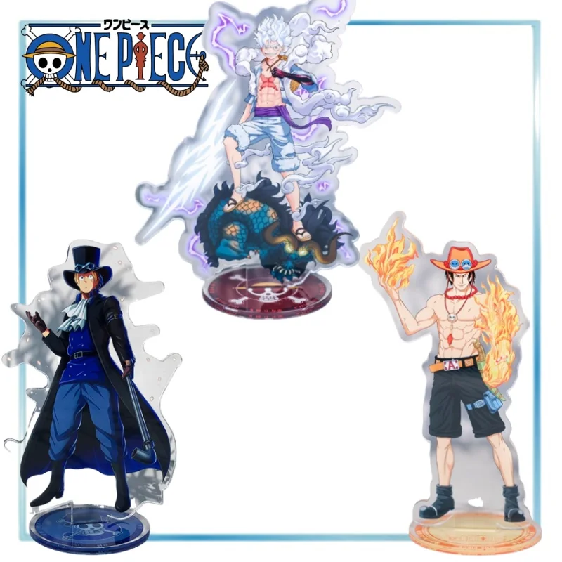 

One Piece: Ника Луффи Ace Периферийные аниме-фигурки Настольные украшения Персонажи Подставки Подарки Коллекция детских игрушек