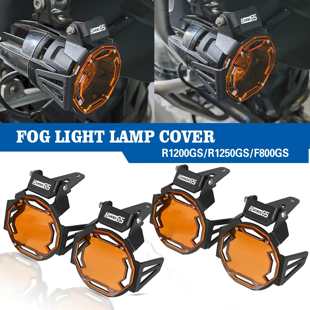 For BMW R 1200 1250 GS ADV GS LC Motorcycle Fog Lamp Light Cover Guard Grill Grille Protector R1200GS R1250GS 2018-2023 2022 21