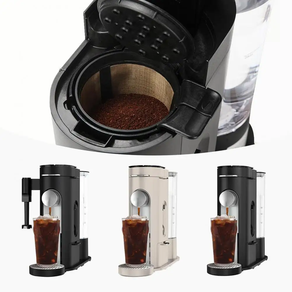 Press Style Brewing Filter Eco-friendly Reusable Stainless Steel Coffee Filter for Ninja Pods Fine Mesh Replacement for Grounds