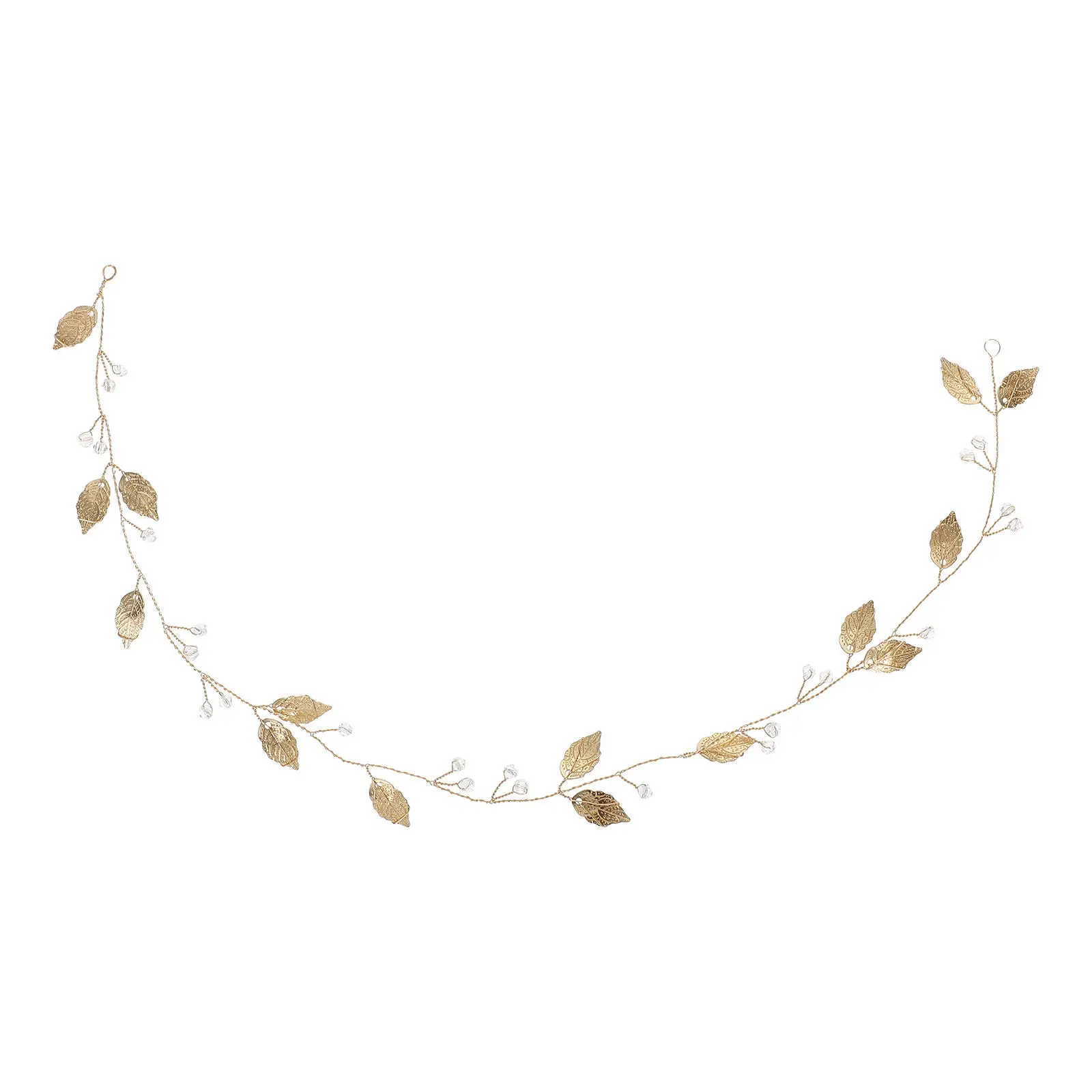 

1 шт. легкий, удобный, элегантный женский головной убор из сплава в форме листа для свадьбы, вечеринки, пляжа, фестиваля