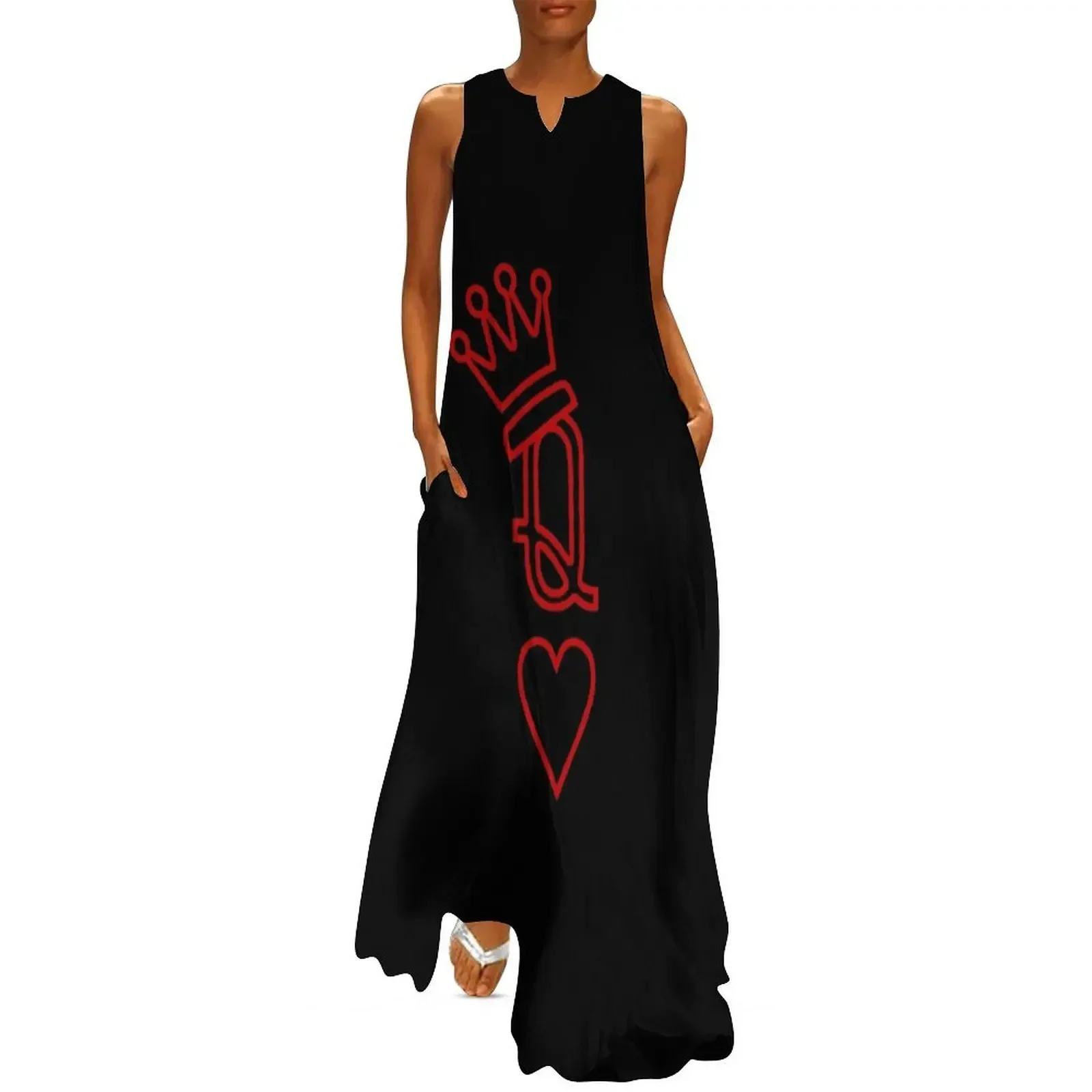 

Queen of Hearts Long Dress summer dress women 2025 women dresses dresses for woman 2025 Long dress