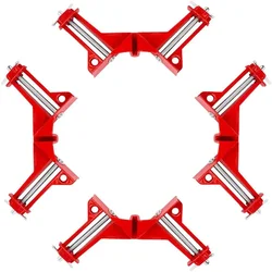 4pcs/lot 90 Degree Right Angle Clamps toggle clamp  for woodworking Picture Frame Glass Fixture carpenter Hand Tool