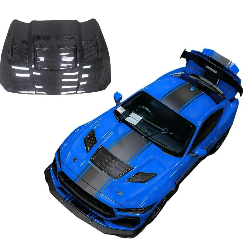 

Flow-Optimized FORFord Mustang 2024-2025 GT500 Carbon Fiber Ventilation Hood Auto Parts