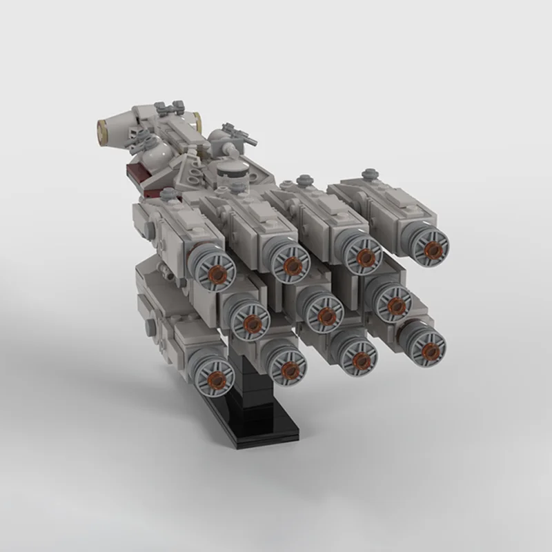 677pcs MOC 2bricks 1 360 Scale Tantive IV Star Battle Model Building Blocks Construction Craft Birthday Idea Collection Display