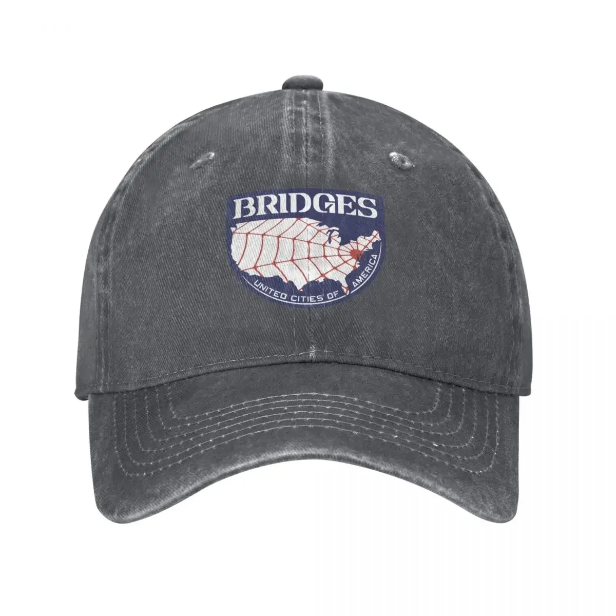 Bridges Logo V2 Baseball Cap Beach hats on offer Hat men sun caps Women Beach Fashion Men's