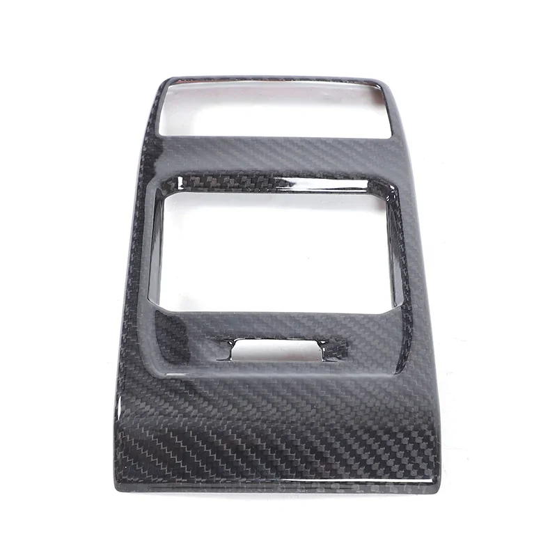 For Alfa Romeo Tonale 965 2022-2024 Car Rear Air Conditioning Vent Outlet Frame Cover Trim Real Carbon Fiber Accessories