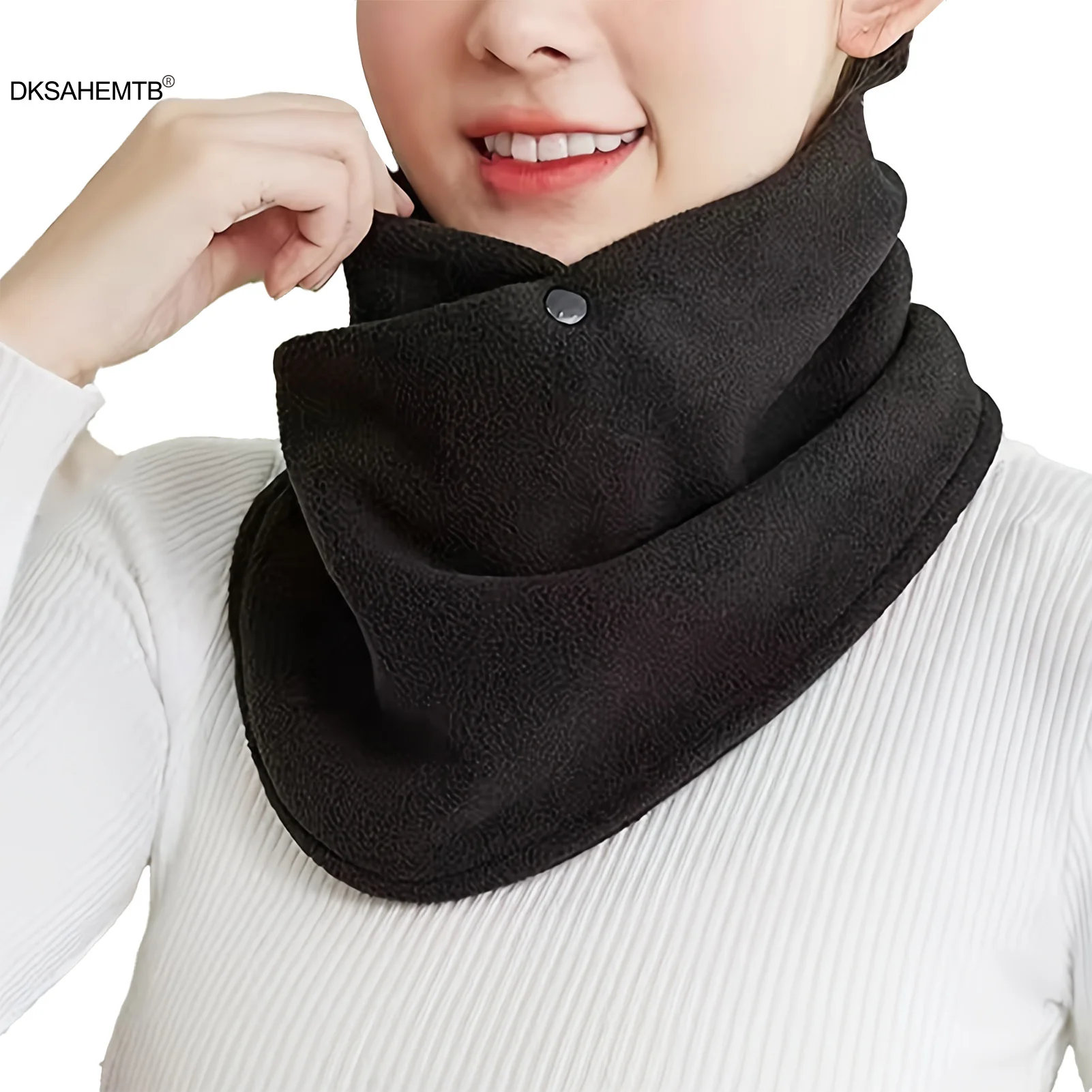 

Outdoor Cycling Warm Scarf Winter Anti Cold Fleece Face Mask Riding Windproof Plush Scarf For Men And Women Christmas Gifts
