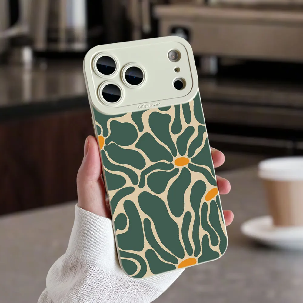 Phone Cases For Samsung Galaxy S26 S23 S25 Ultra S24 S22 Plus A36 A54 Note20 A35 A55 A56 Anti-fall Vintage Painting Floral Cover