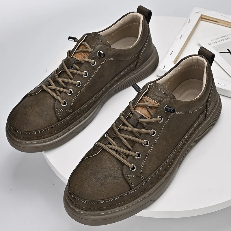 سميكة سوليد الخريف حذاء رجالي عادية الراقية الأعمال في الهواء الطلق تنفس رياضي الشباب المألوف #3