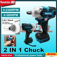 Makita DTW600 Cordless Brushless Impact Wrench 18V Rechargeable Electric High Torque 280N.m Auto Repair Power Tools