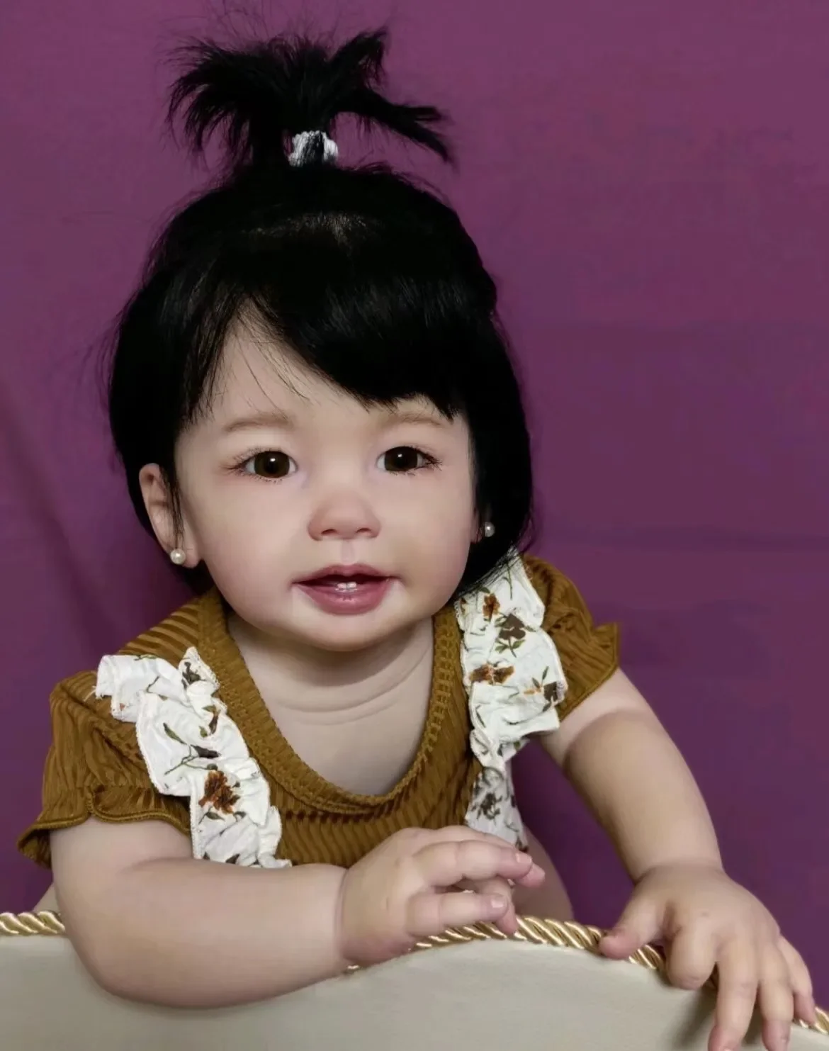 St.Store Anpassbare Versorgung 28 Zoll wiedergeborene Babypuppe Teegan mit handgewurzelten Haaren Alreafy Finsihed Puppe mit unterschiedlichem Kleid