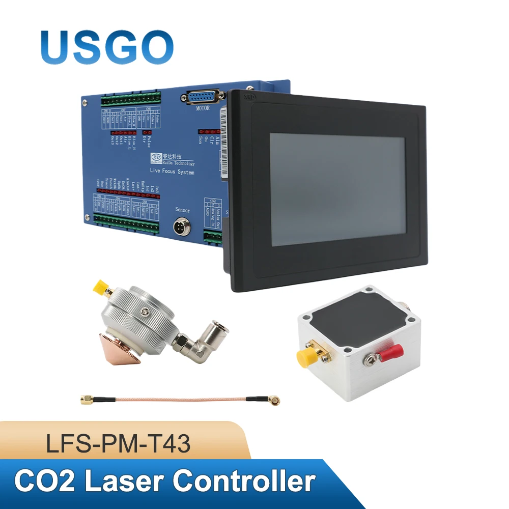 Ruida LFS-PM-T43 CO2 Mixed Height Controller  Auto Focus System Pulse Control for Laser Engraving Cutting Machine