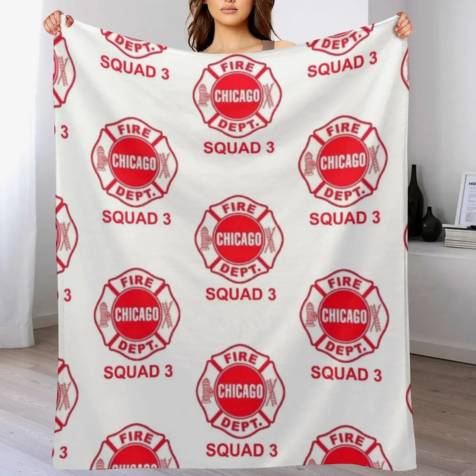 

Chicago Fire Squad 3 Throw Blanket Summer Decorative Sofas Vintage warm winter Blankets