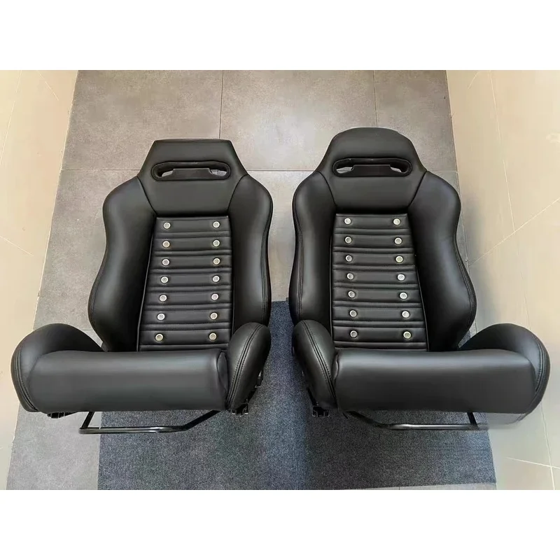 High Quality Universal Retro Vintage Racing Bucket Seats, Classic Modified VR Seats For Racing Simulator Auto Interior Accessori