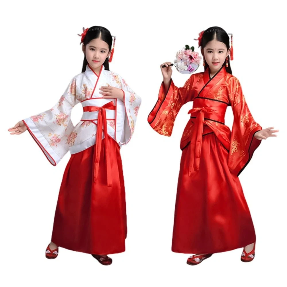 

Fashion New Year Clothing Chinese Folk Dance Costume Classical Traditional Traditional Hanfu Red Dress Ancient Dress Festival