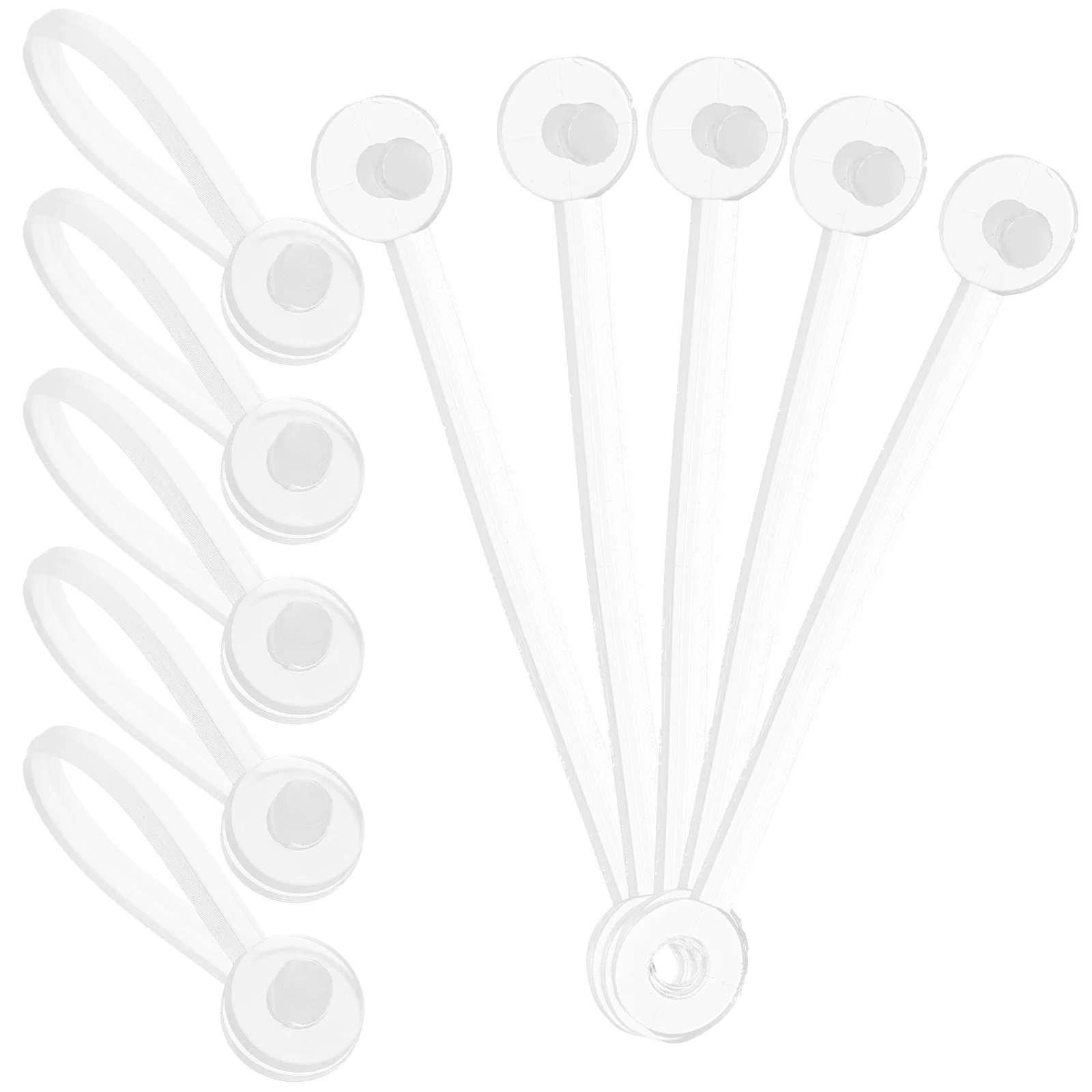 

100Pcs Plastic Tag Fasteners Hanging Strings for Clothes Label Price Tags Garment Tag Ties Clothing Tags String